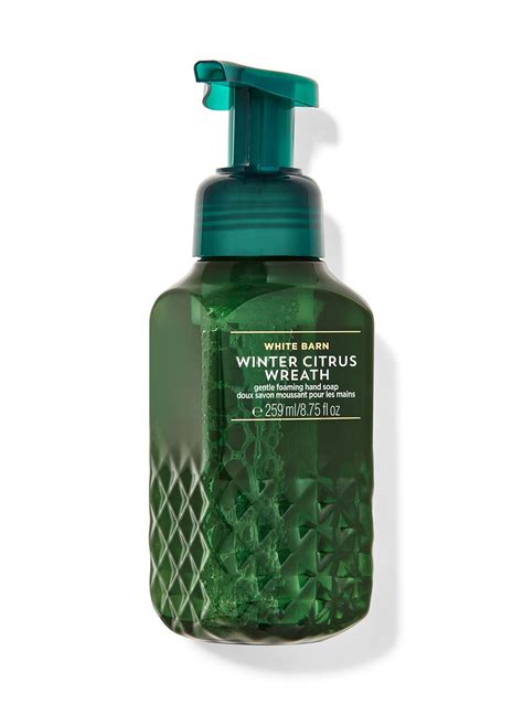 bath and body works winter citrus wreath|winter citrus wreath hand soap.